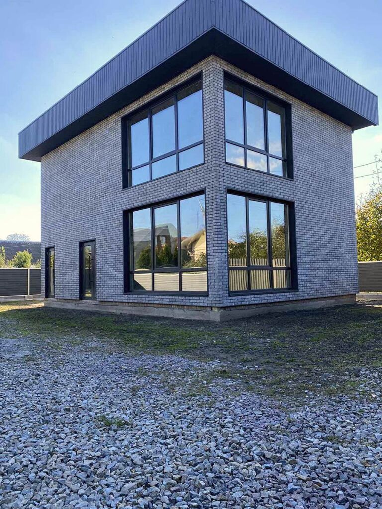 Royal Facade insulated clinker panels modern house